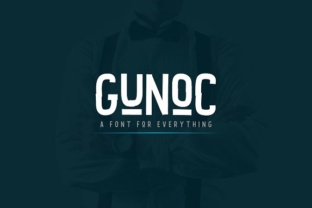 Gunoc: A Display Font Built for Bold Impressions
