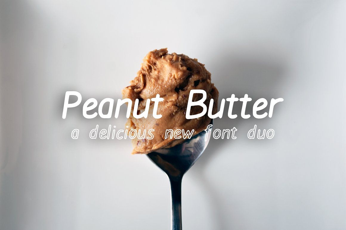 Peanut Butter Font Duo: A Playful Pair for Creative Projects