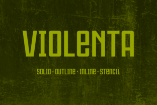Violenta Family: A Distinctive Typeface for Bold Design Statements