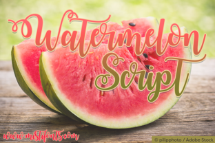 Watermelon Script: A Playful Display Font with Character